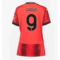 AC Milan Olivier Giroud #9 Hemmatröja Kvinnor 2023-24 Korta ärmar